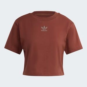 Adidas Cropped Tee - SMALL